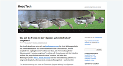 Desktop Screenshot of blog.kooptech.de